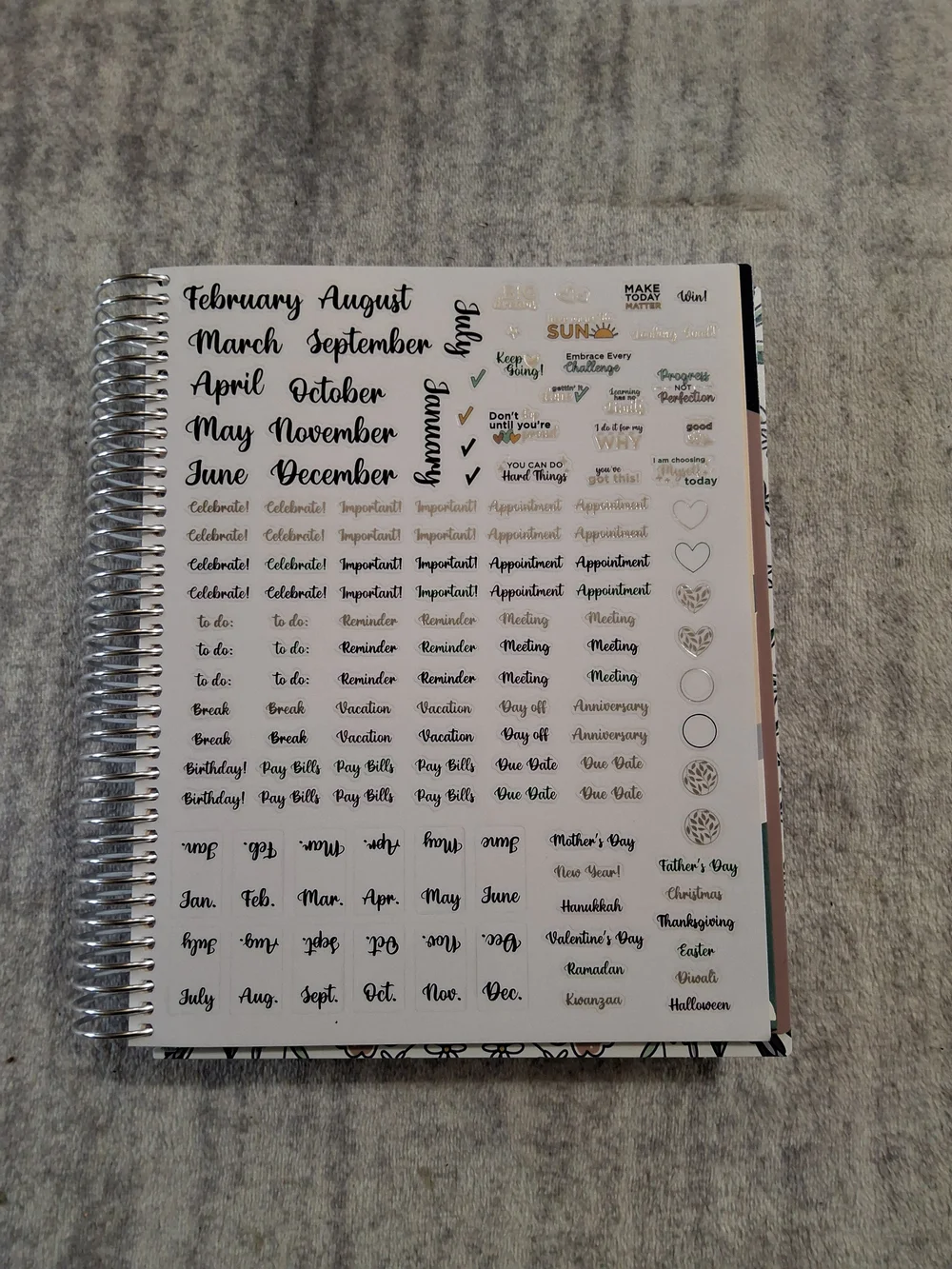 FULL SIZE  Live Rich Planner - Happy Floral UNDATED The Budget Mom NWT